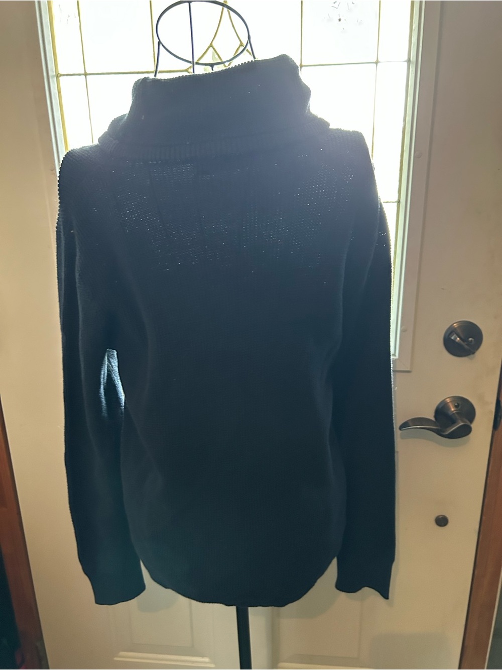 Ralph Lauren Navy Blue Turtleneck Pullover Sweater Large - Picture 2 of 3